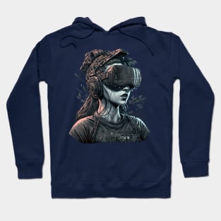 Cyberpunk VR Girl Hoodie